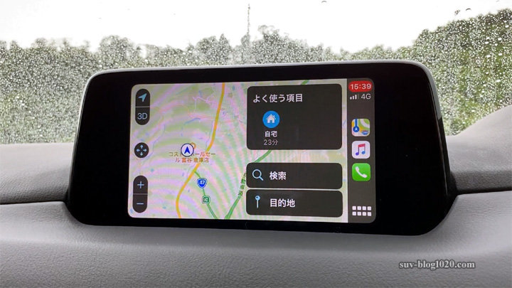 carplay-mazdaconnect-map