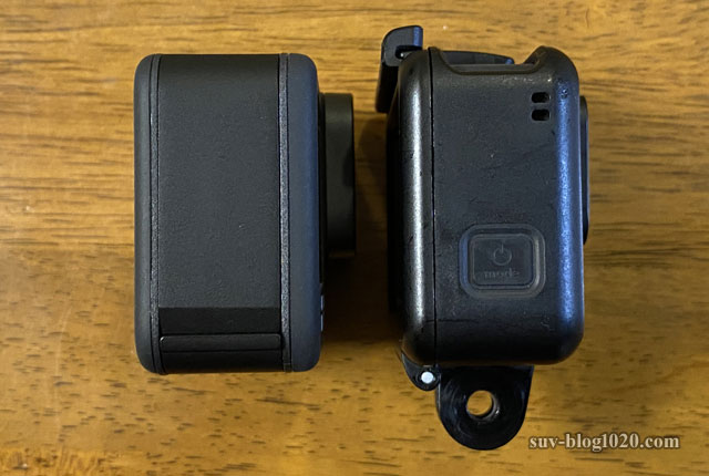 GoPro HERO 9 Blackと 7Blackのサイズ比較 | NATTOのSUVブログ