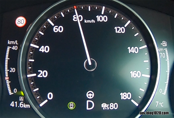 CX-30 CTS キャンセル時のメーター表示