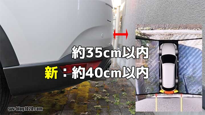 パーキングセンサー リア赤