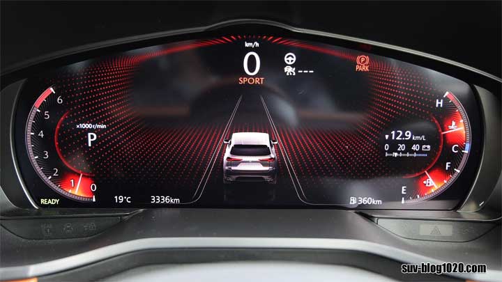 CX-60 SPORTモードのCTS画面