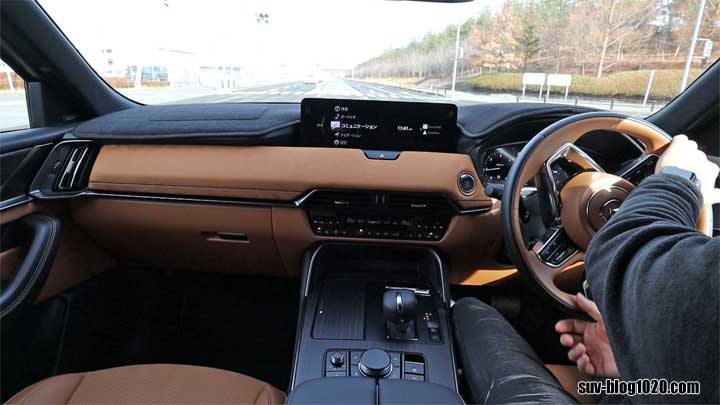 CX-60 スタッドレスでハンドルが軽くなる