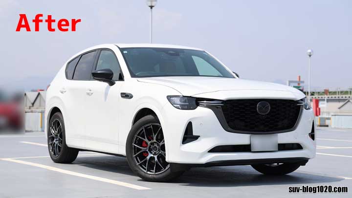 CX-60 ストリートスポーツサス・キット フロントサイドAfter