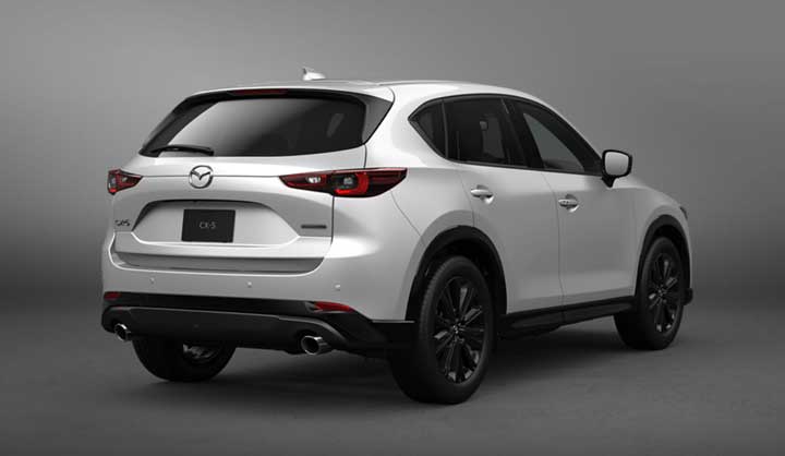 CX-5 ホワイト リアサイド