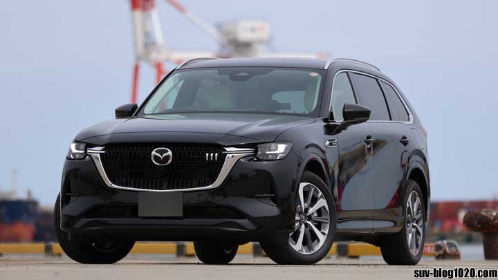 CX-80 PHEV試乗 フロントサイド