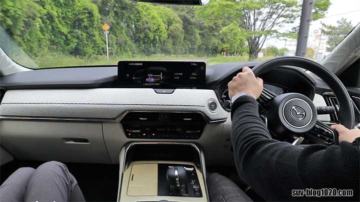 CX-80 PHEV試乗 EVモード加速
