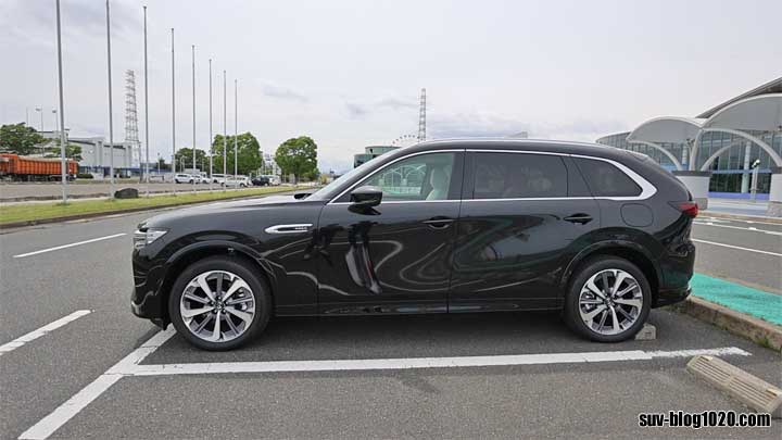CX-80 PHEV試乗 サイド