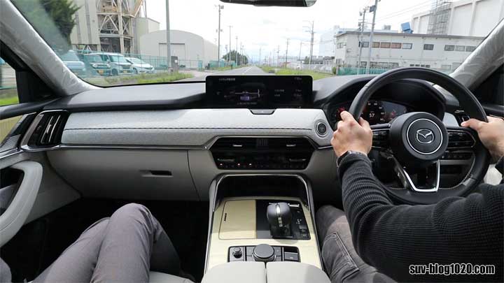 CX-80 PHEV試乗 SPORTモード加速