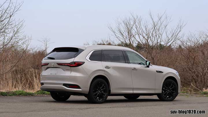 CX-80モニター試乗 リア外観
