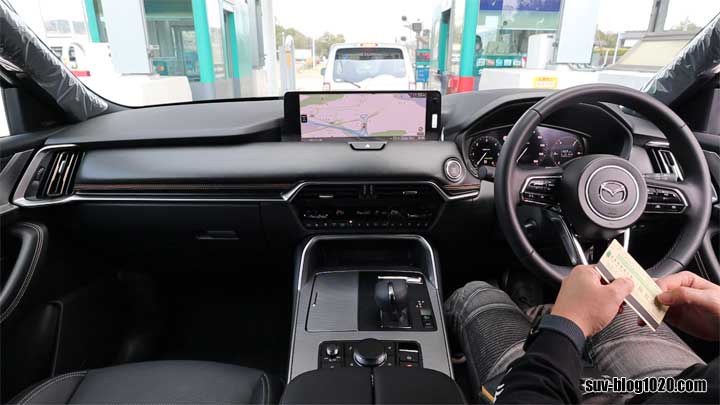 CX-80モニター試乗車 ETCなかった