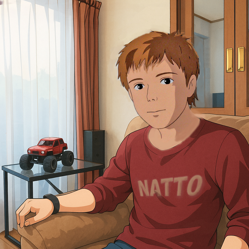 NATTOのプロフィール画像名前入り