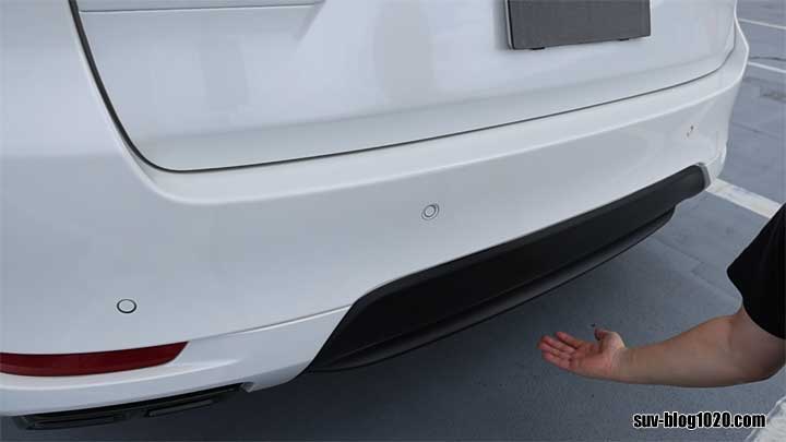 CX-60 洗車中にハンズフリーリアゲート開閉