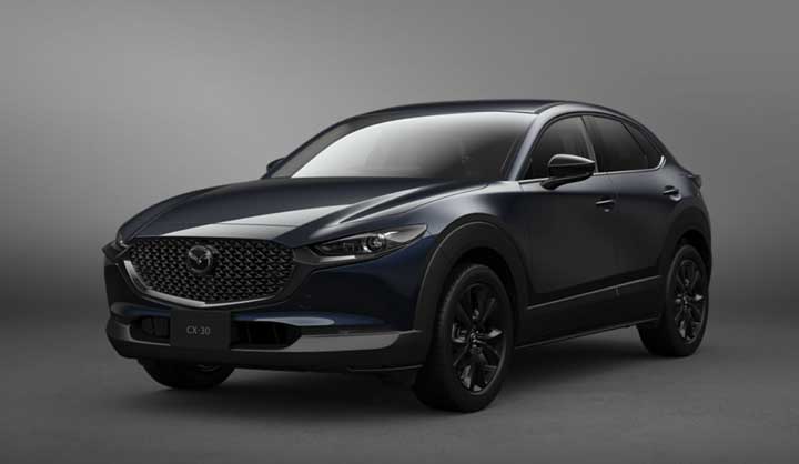 CX-30 ディープクリスタルブルーマイカ フロントサイド