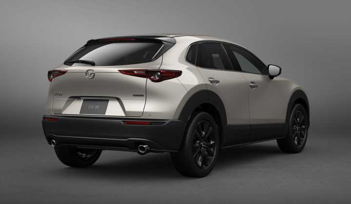 CX-30 プラチナクオーツメタリック リアサイド