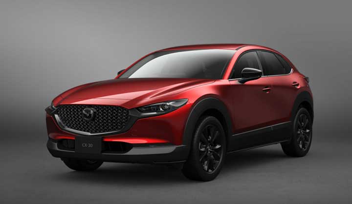 CX-30 ソウルレッドクリスタルメタリック フロントサイド