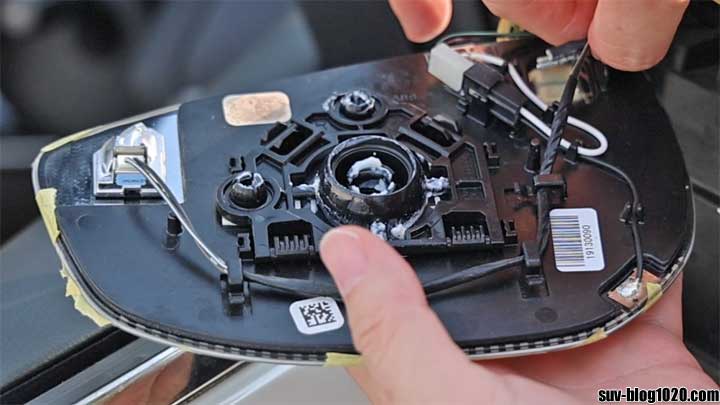 CX-30 ドアミラー配線戻し