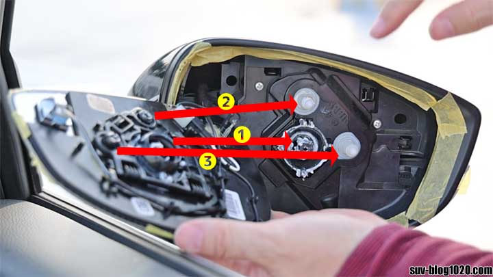 CX-30 ドアミラー取り付け