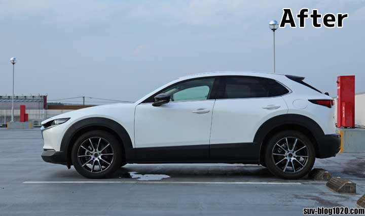 CX-30 ドアミラーガーニッシュ交換後サイド