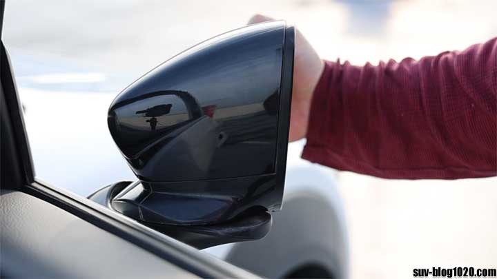 CX-30 ドアミラーガーニッシュ交換 ドアミラーを反対側に倒す場合