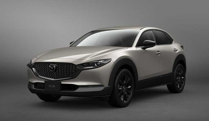 CX-30 プラチナクオーツメタリック フロントサイド