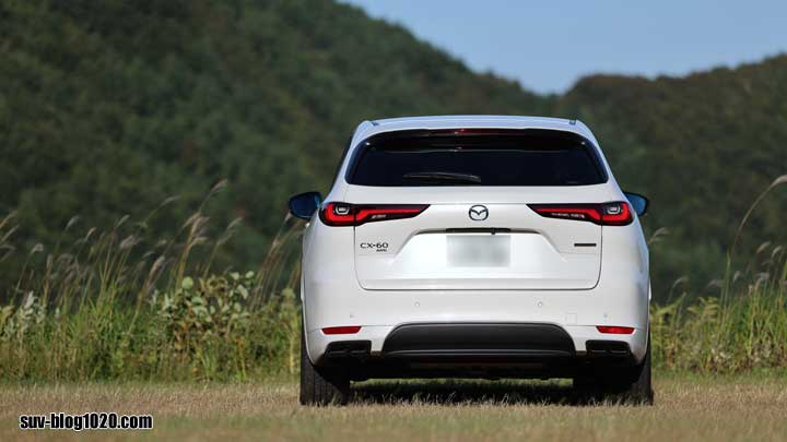 CX-60 2年乗って リアスタイル