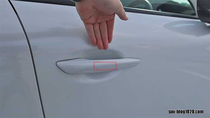 CX-60アンロック用タッチセンサー位置