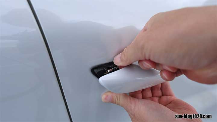 CX-60 補助キーでドアロック解除