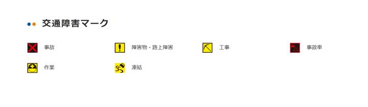 ナビ情報 VICS 交通障害