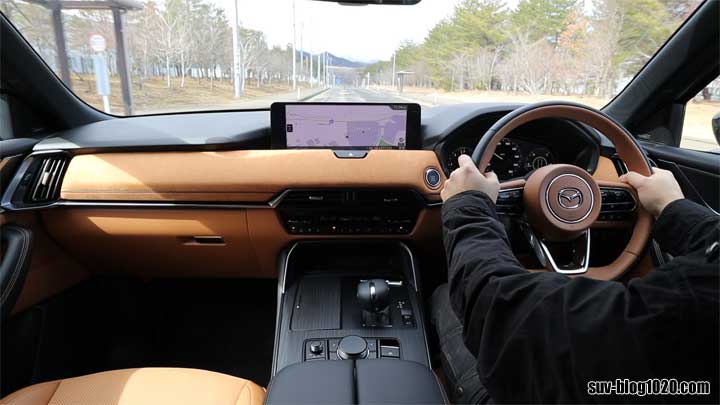 CX-60 XDプレスポ 試乗ナビ画面ON