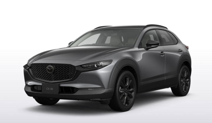 2026 CX-30 マシーングレープレミアムメタリック斜め前