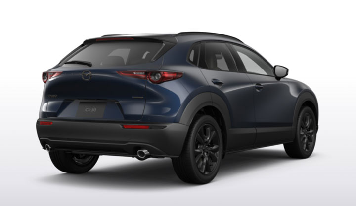 2026 CX-30 ディープクリスタルブルーマイカ斜め後