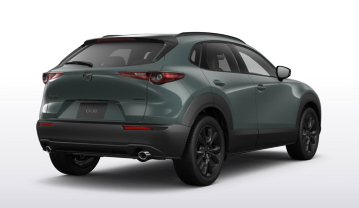 2026 CX-30 ジンクグリーンメタリック斜め後