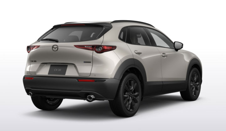 2026 CX-30 プラチナクオーツメタリック斜め後