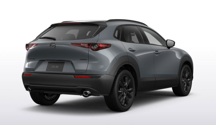2026 CX-30 ポリメタルグレーメタリック斜め後