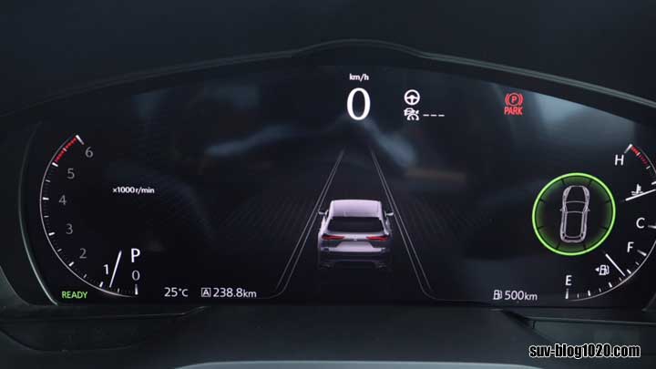 CX-60 Mi-DRIVEがNORMAL時のCTS画面