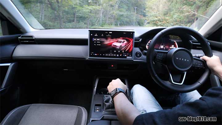 新型CX-5 Gグレード ワインディング走行 Mモード