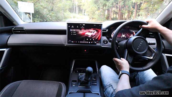 新型CX-5 Gグレード ワインディング走行 コーナリング